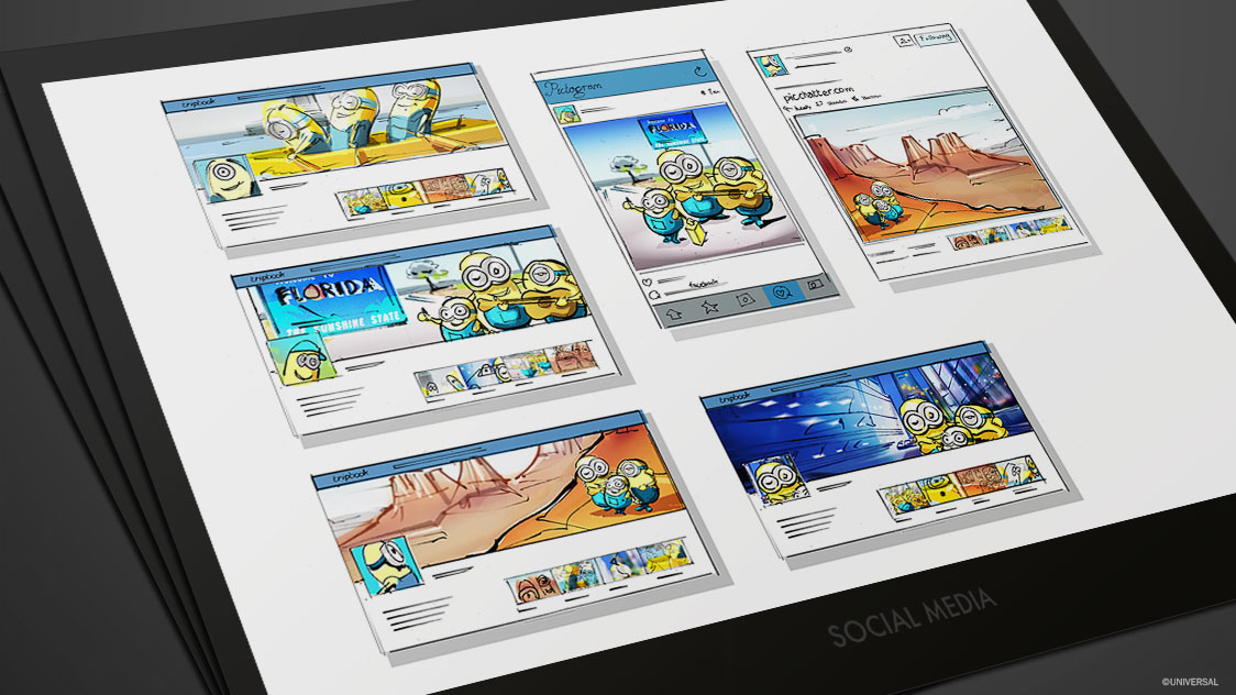 Minions Social Media Applications
